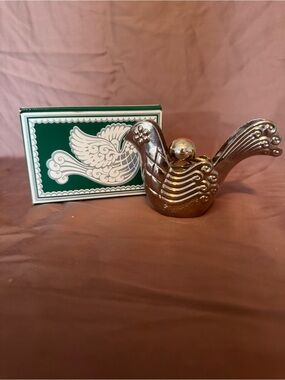Avon Silver Dover Christmas ornament and Cologne